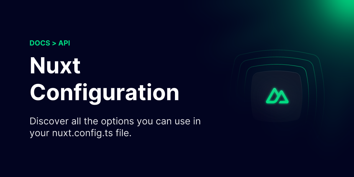 Nuxt Configuration