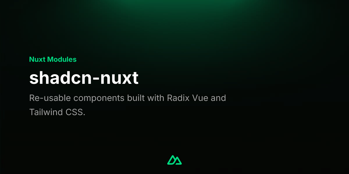 shadcn-nuxt · Nuxt Modules