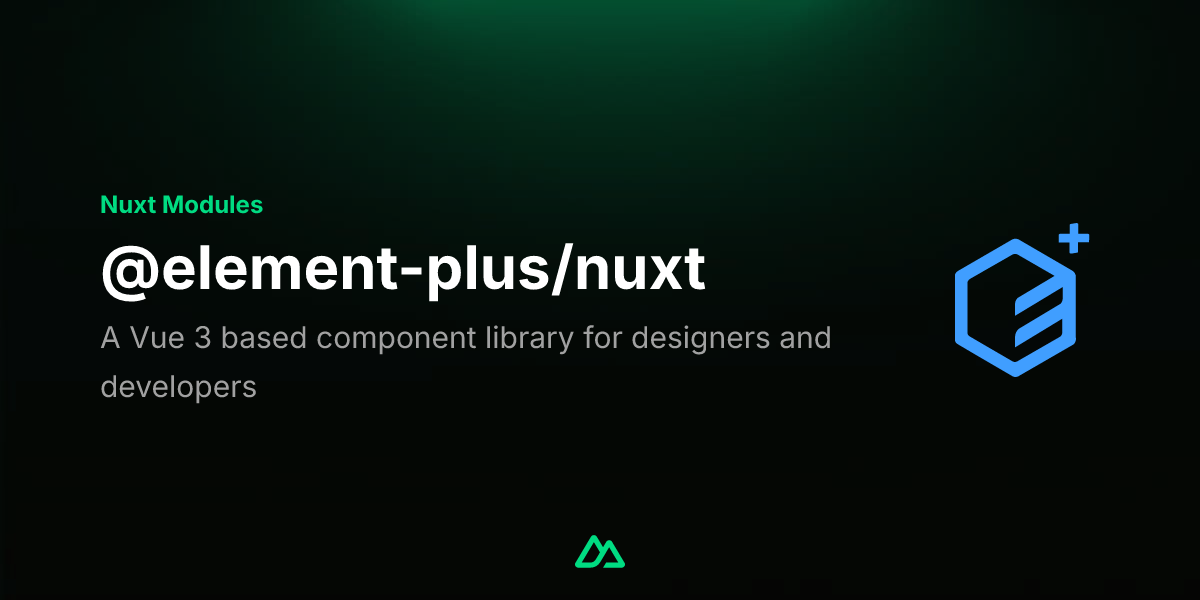 @element-plus/nuxt · Nuxt Modules