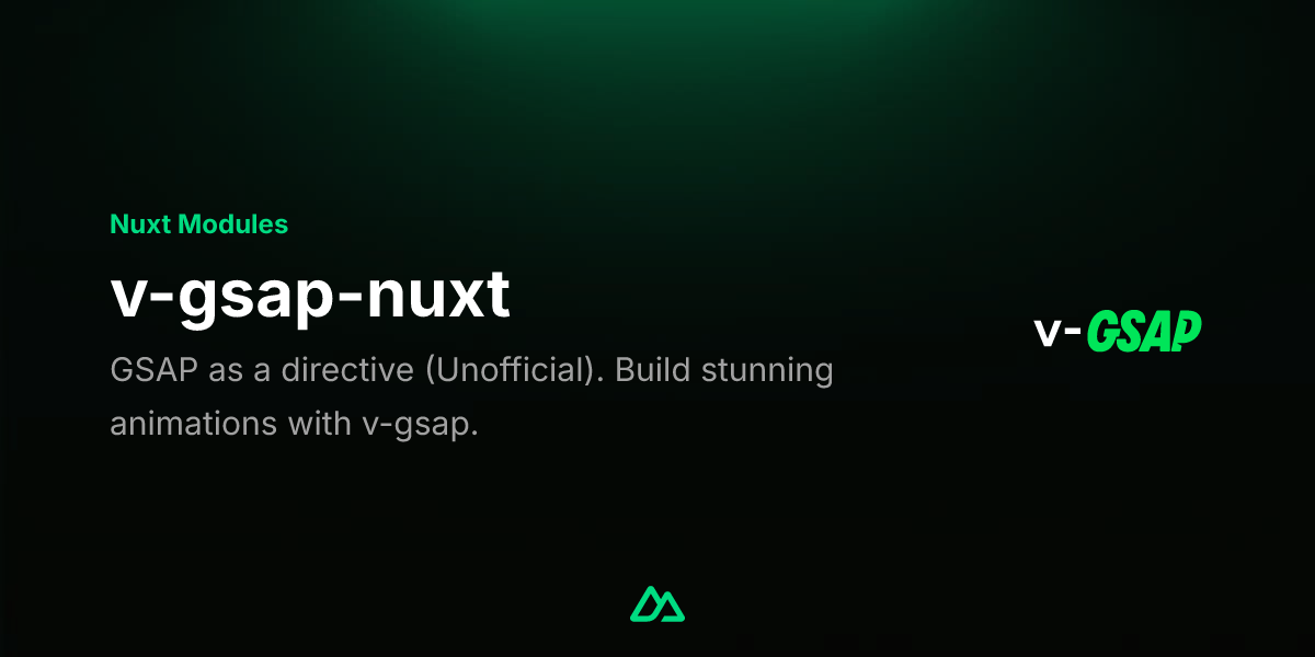 v-gsap-nuxt · Nuxt Modules