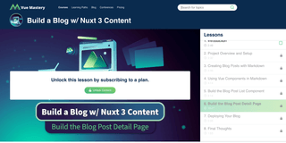 Build a Nuxt Blog