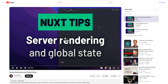 Nuxt 3 Tips by Daniel Roe