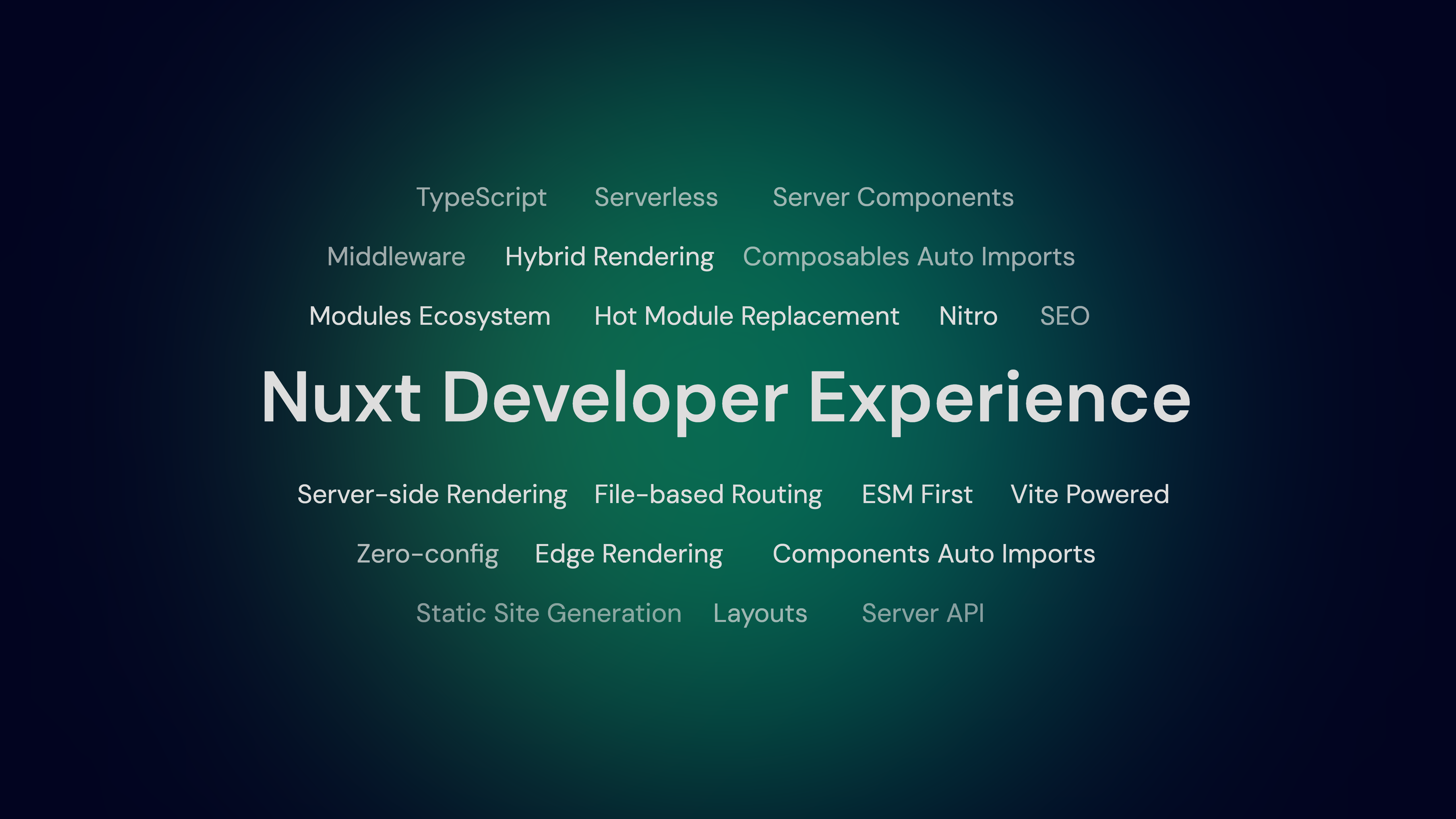 List of Nuxt features that enhance developer experience