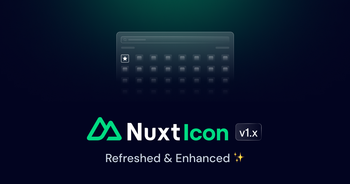 Cover Image for External Article Titled Introducing Nuxt Icon v1 · Nuxt Blog